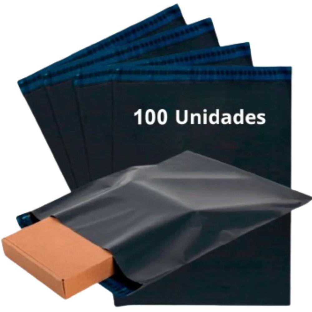 100 Unidades Envelopes De Segurança Saco Plástico Envio Correio - 2