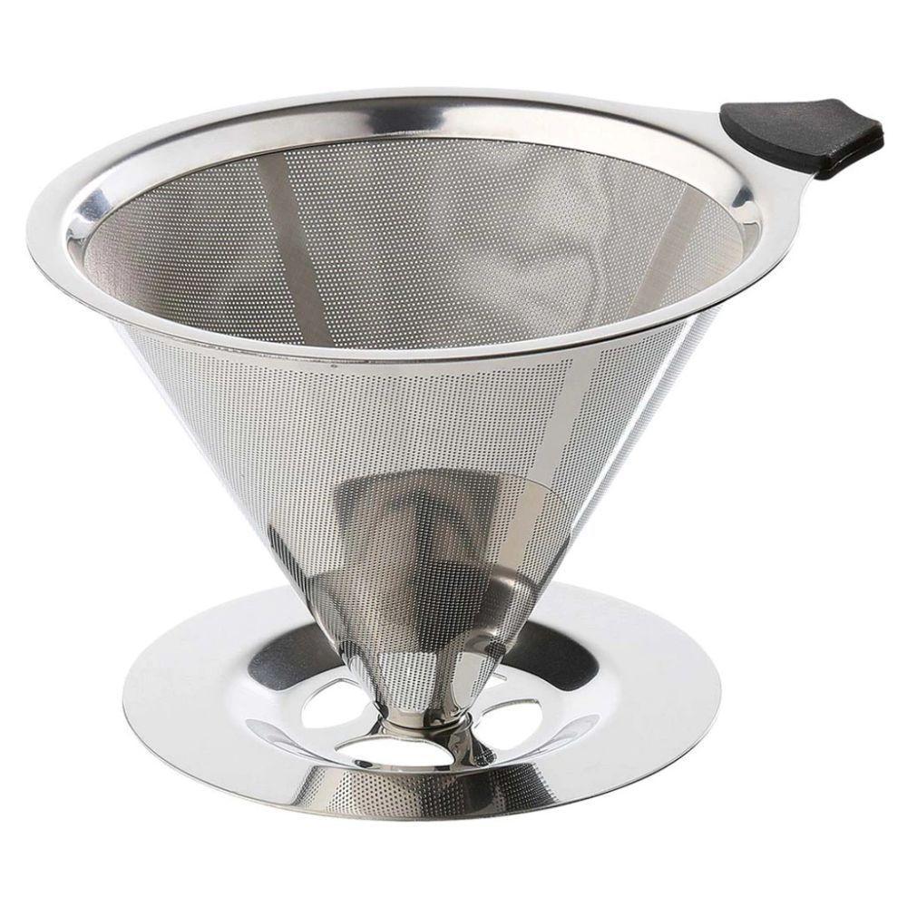 Coador De Café Inox Reutilizável – Peneira Filtro Permanente Sem Papel, Sustentável E Lavável - 1