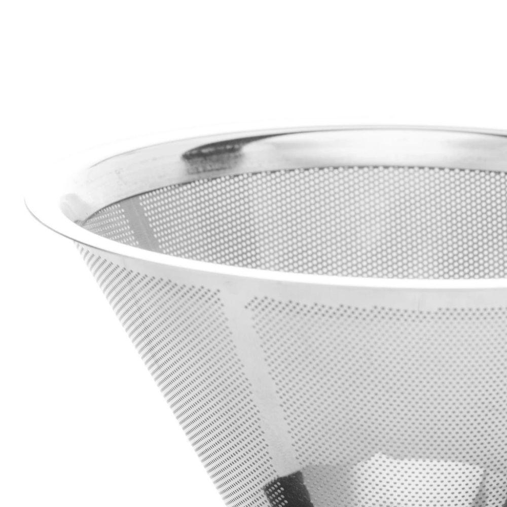Coador De Café Inox Reutilizável – Peneira Filtro Permanente Sem Papel, Sustentável E Lavável - 2