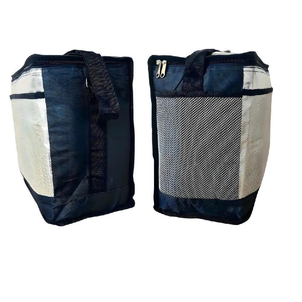 Bolsa Termica Portatil 17l Academia Marmita Com Alça Para Transporte Frasqueira Impermeavel Cooler Dobrável Camping Prai - 5