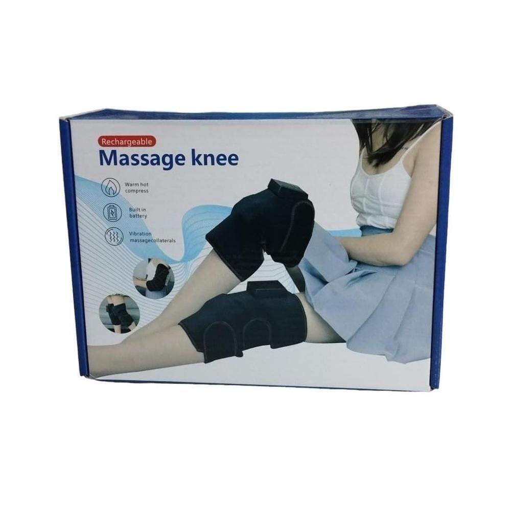 Massageador Joelho Eletrico Joelheira Aquecimento Cotoveleira Massageador Vibracao Anti Dor Fadiga Lesoes Ombro Recarreg - 7