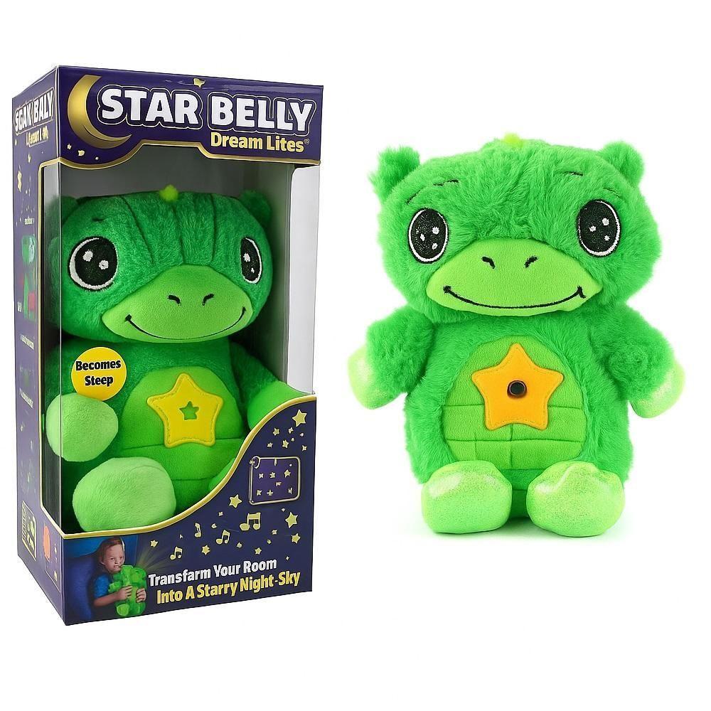 Urso De Pelucia Projetor Estrelas Ursinho Abajur Luminaria Musical Bebe Crianca Luz Noite Sono Verde - 1