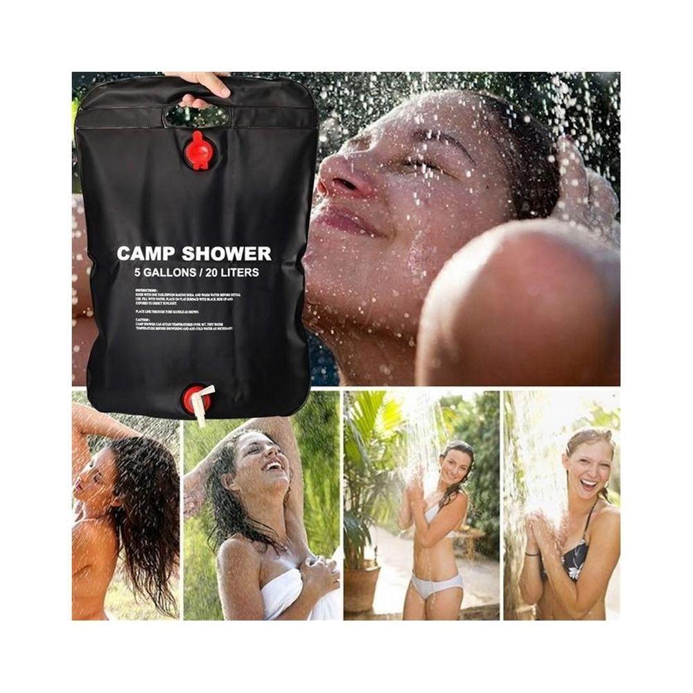 Ducha Solar Portatil Para Acampamento Camping Praia Pesca Shower Camp De 20 Litros Chuveiro Com Aquecimento Solar Comple - 4