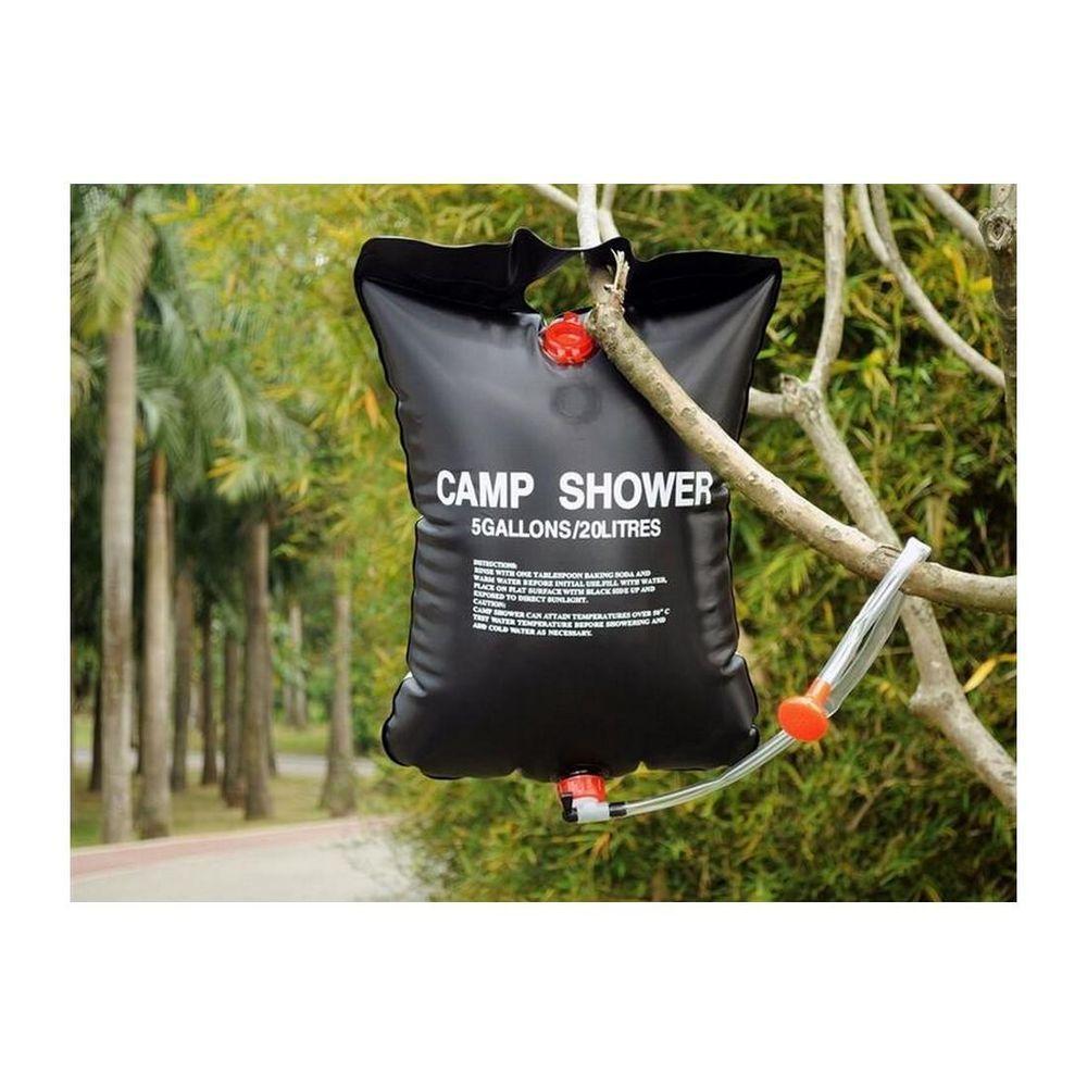 Ducha Solar Portatil Para Acampamento Camping Praia Pesca Shower Camp De 20 Litros Chuveiro Com Aquecimento Solar Comple - 5
