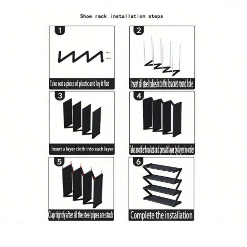Estante Sapateira 4 Prateleiras Organizador Brinquedos Quarto Lavanderia Porta Objetos Industrial 12 Pares Multiuso - 5