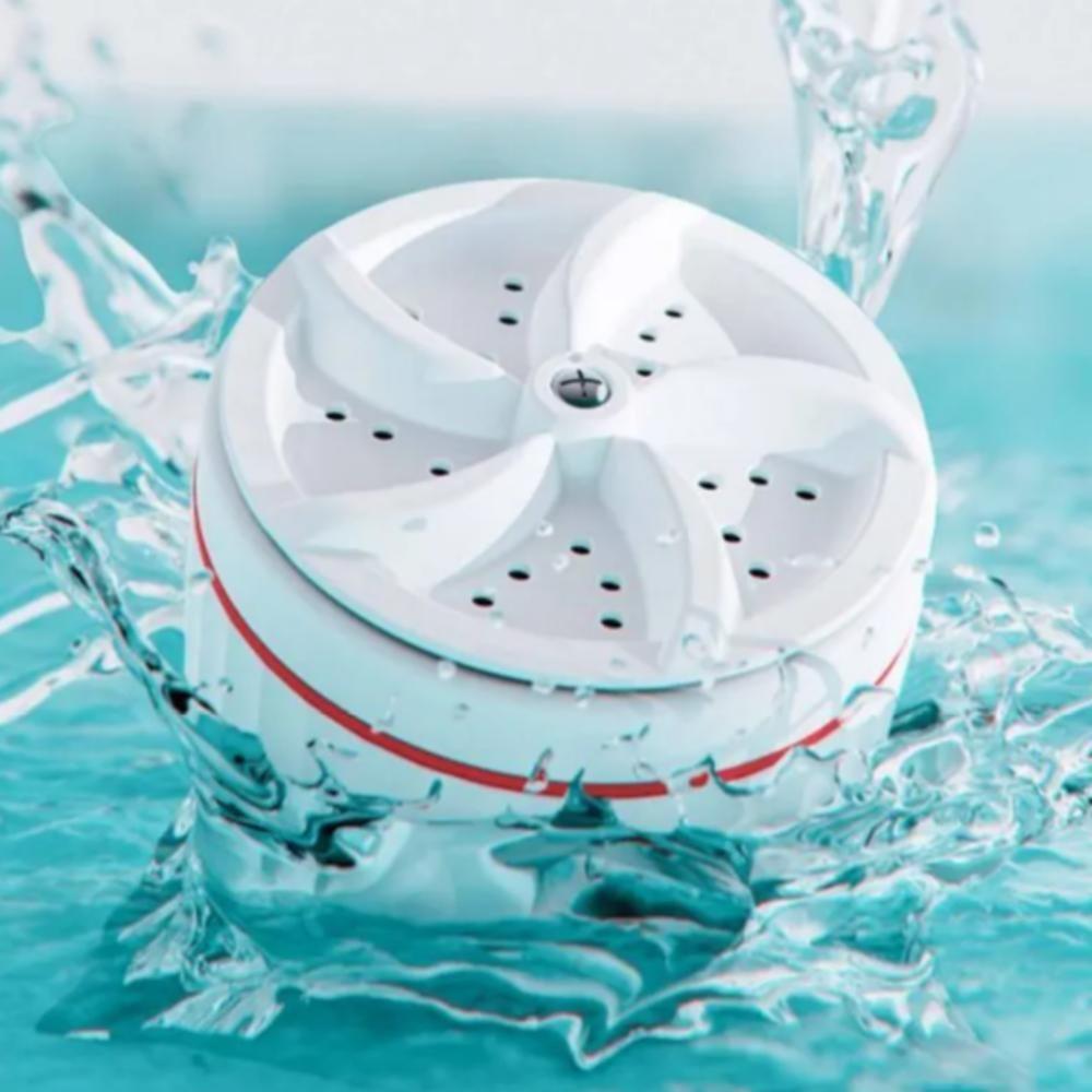 Mini Maquina De Lavar Roupas Lavadora Para Balde Bacia Portatil Multiuso Compacta Usb Panos Louças Roupas Toalhas - 5