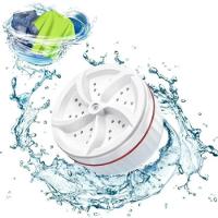 Mini Maquina De Lavar Roupas Lavadora Para Balde Bacia Portatil Multiuso Compacta Usb Panos Louças Roupas Toalhas - 3