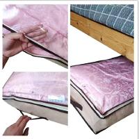 Caixa Organizadora Guarda Manta Lençol Edredom Organiza Guarda Roupa Quarto Multiuso Com Ziper E Alça - 3