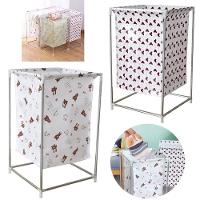 Cesto Roupa Suja Lavanderia Inox Desmontavel Portatil Quarto Organizador Brinquedos Roupeiro Impermeavel - 1