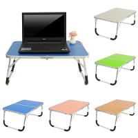 Mesa Notebook Vira Maleta Suporte Estudo Laptop Dobravel De Aluminio Com Tampo Mdf Cama Camping Sofa Portatil - 1