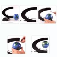Globo Terrestre Led Magnetico Giratorio Flutuante Levitacao Anti Gravidade Luminaria Com Base Decoração - 6