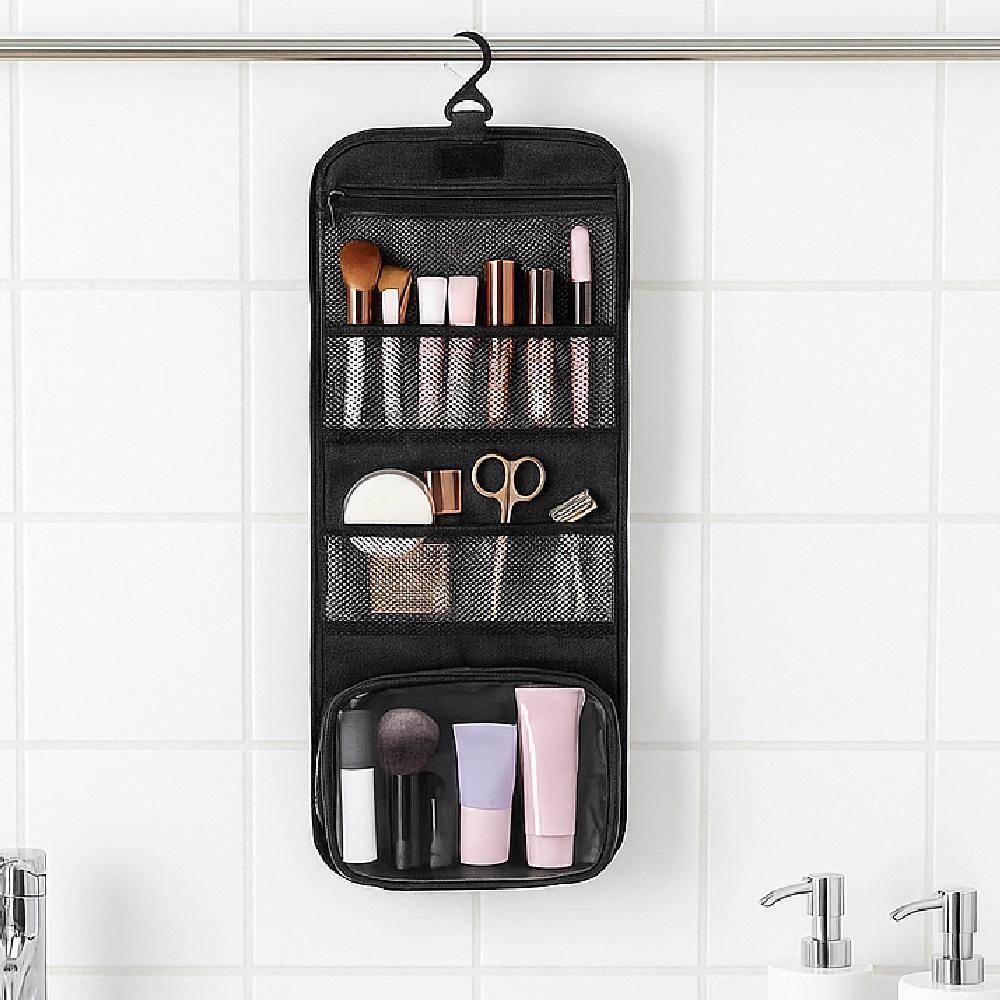 Necessaire Bolsa Organizadora De Higiene Pessoal Com Gancho Para Viagem Mala Academia Unissex Masculino Feminino - 5