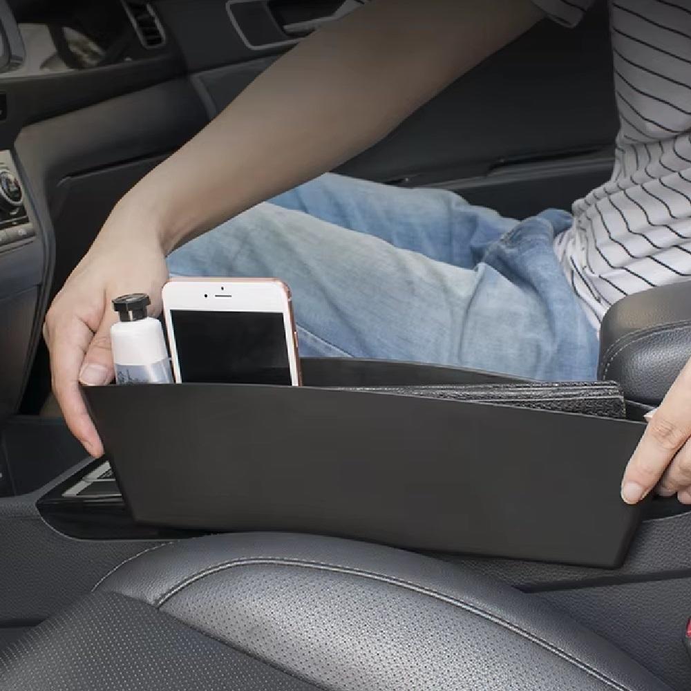 Organizador Assento Carro Porta Treco Guarda Objetos Esconderijo Bolso Banco Dianteiro Automovel Taxi Uber - 2