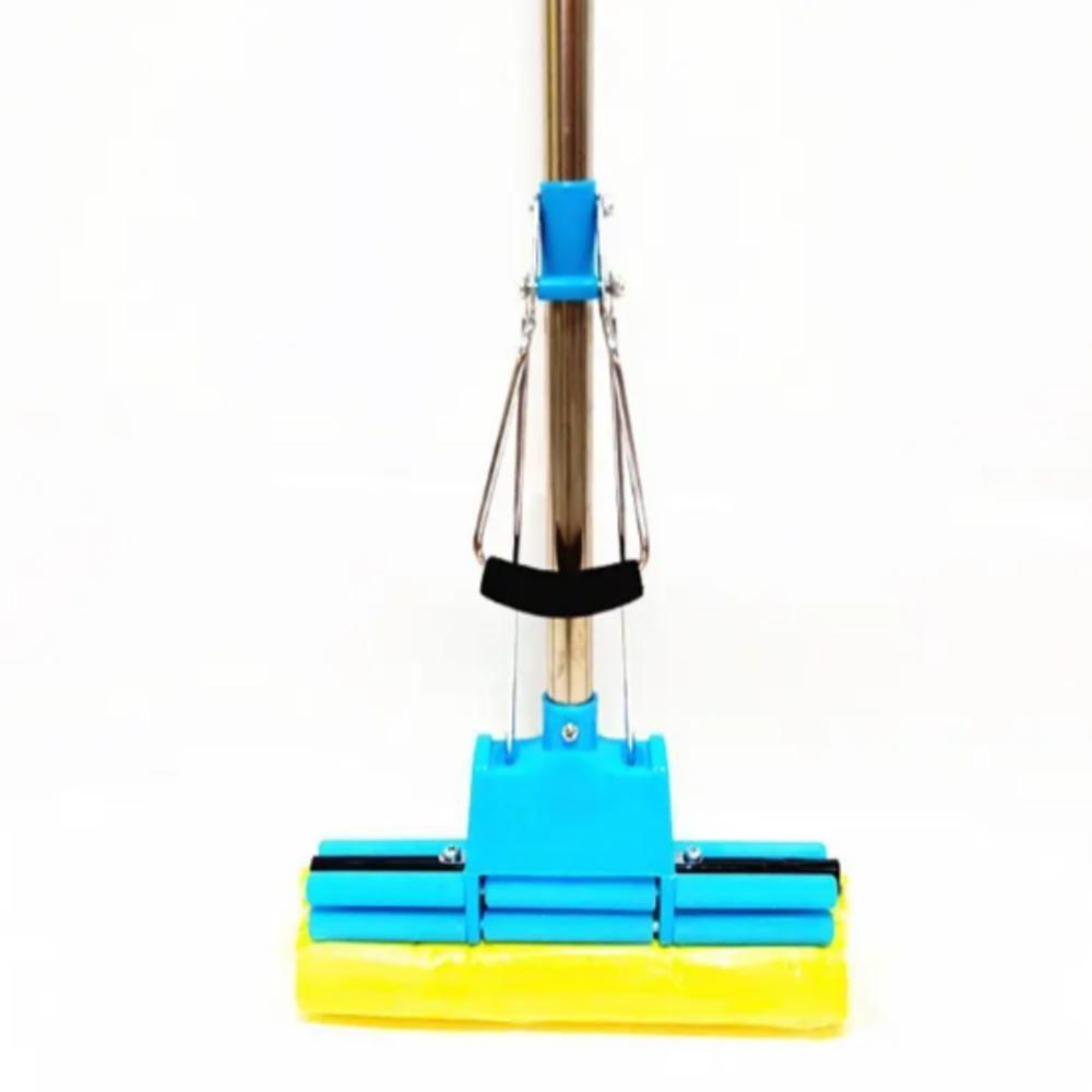 Rodo Magico Mop Flash Cabo Retratil Limpa Seca Esfregao Absorve Limpeza Geral Espuma Multiuso - 5