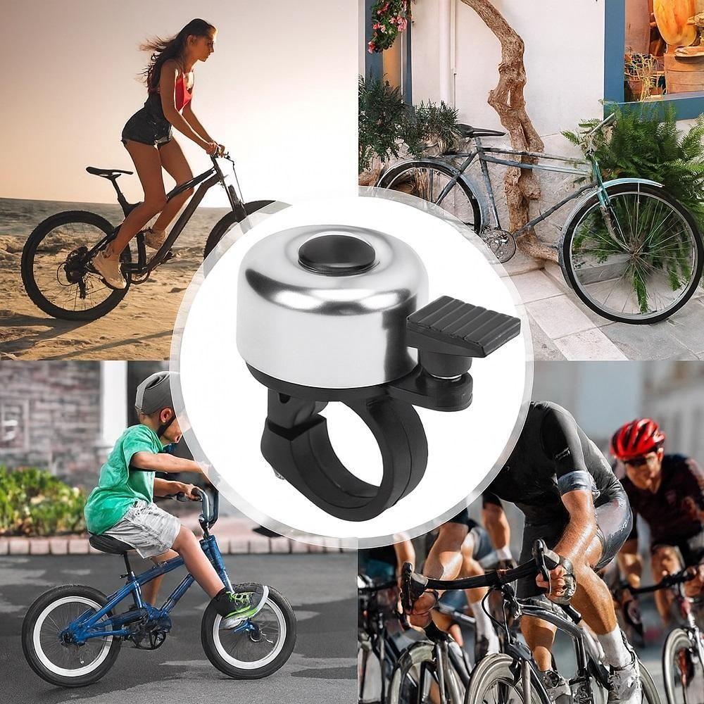 Campainha Sino De Bicicleta Retro Metalico Som Tradicional Design Classico Prata - 3