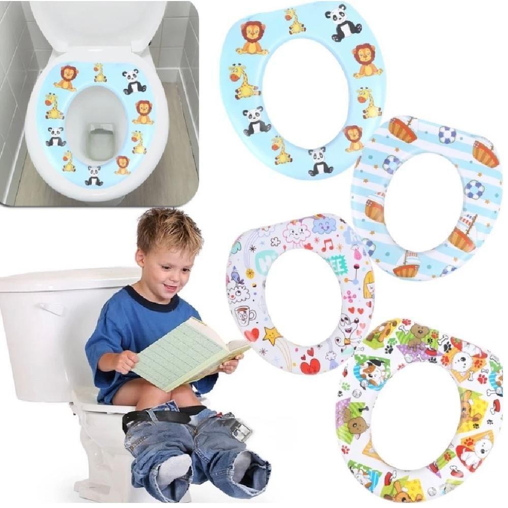 Redutor De Assento Sanitario Infantil Adaptador Acolchoado Espuma Vaso Crianca Bebe Meninos - 2