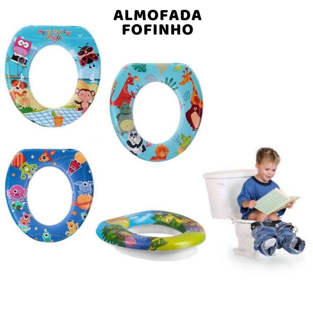 Redutor De Assento Sanitario Infantil Adaptador Acolchoado Espuma Vaso Crianca Bebe Meninos - 6