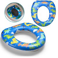 Redutor De Assento Sanitario Infantil Adaptador Acolchoado Espuma Vaso Crianca Bebe Meninos - 5