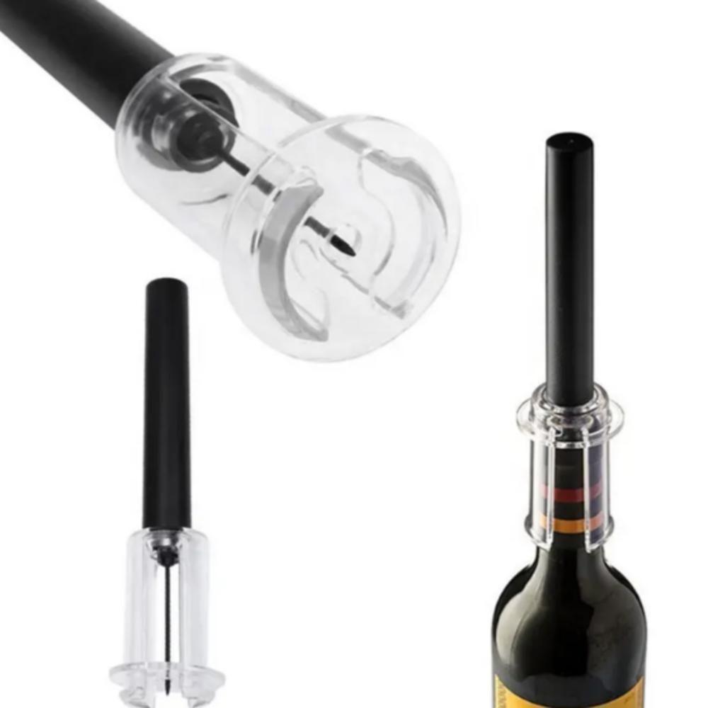 Saca Rolha Abridor Vinho Bomba De Pressão De Ar Pneumatico Air Pump Garrafa Sommelier Profissional Luxo Premium - 6
