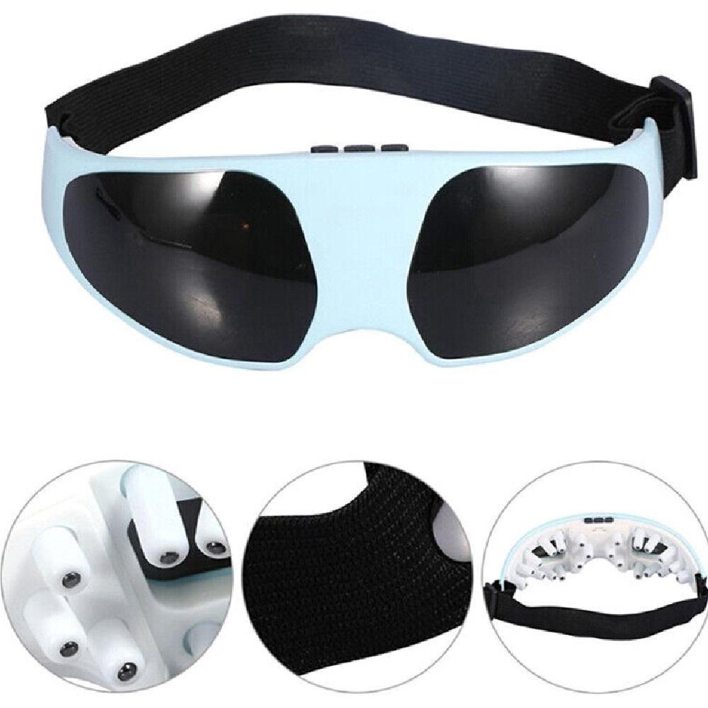 Oculos Massageador De Olhos Anti Rugas Olheira Eletrico Com Vibracao Magnetica Terapia Pele Nervo Otico Acupuntura - 6