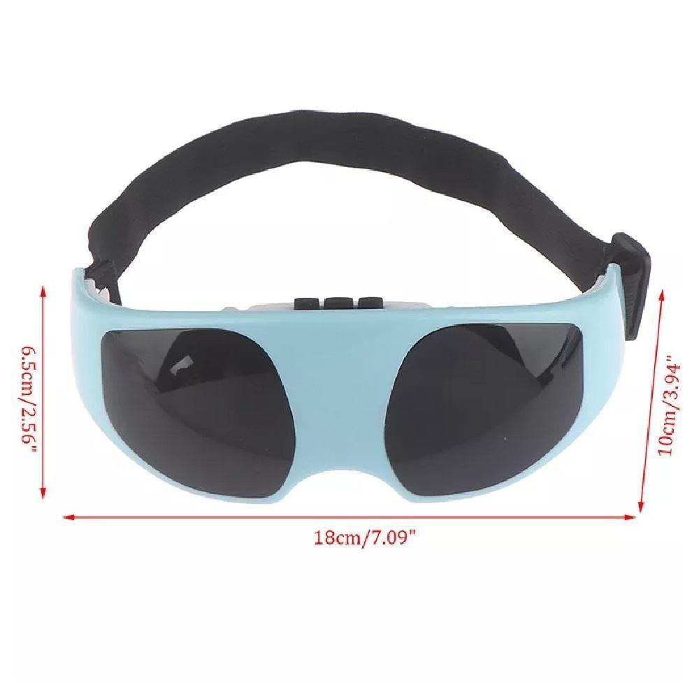 Oculos Massageador De Olhos Anti Rugas Olheira Eletrico Com Vibracao Magnetica Terapia Pele Nervo Otico Acupuntura - 8
