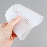 Copo Medidor Dosador Silicone Flexivel Jarra Medidora Graduado 500ml Quimica Confeitaria Xicara Cozinha Culinaria Multiu - 5