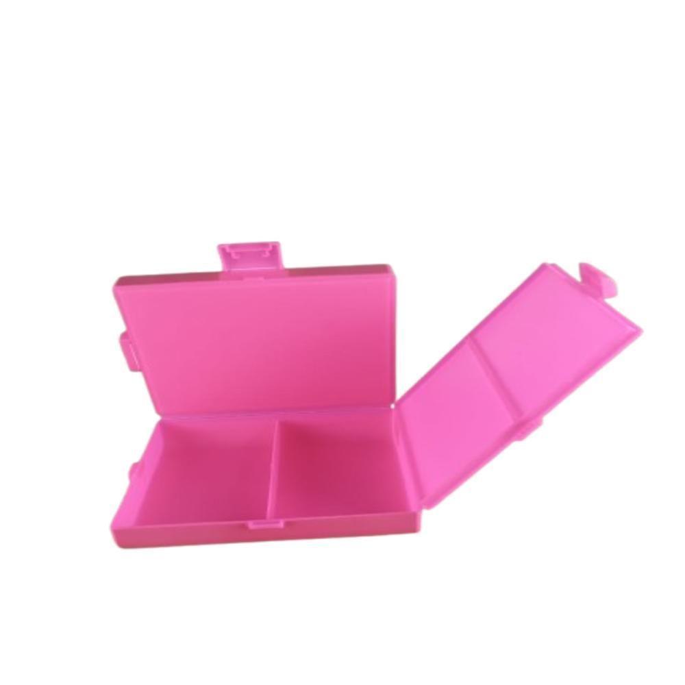 Lancheira Escolar Infantil Patati Patata Marmita 3 Divisorias Meninas Pote Duplo Passeio Com Trava Rosa - 6