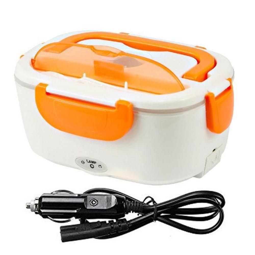 Marmita Eletrica Automatica 12v Para Carro Taxi Uber Lancheira Termica Com Divisorias Lunch Box - 2