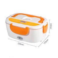 Marmita Eletrica Automatica 12v Para Carro Taxi Uber Lancheira Termica Com Divisorias Lunch Box - 7