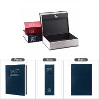 Cofre Camuflado Com Chave Livro Secreto Falso Porta Joias Dinheiro Documentos Em Metal Estante