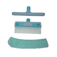 Rodo Mop Limpa Vidros Kit Limpador Janelas Portas Profissional Com Acessorios Sacada Articulado Micro Fibra - 5