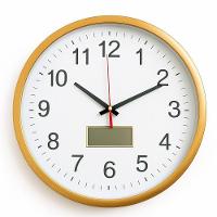 Relogio De Parede Moderno 30cm Calendario Digital Termometro Alarme Luxo Rose Gold - 3