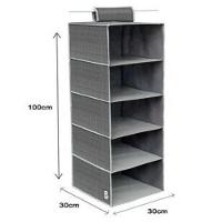 Sapateira Guarda Roupa Armario Cabide Organizador 5 Prateleiras Multiuso Closet - 3