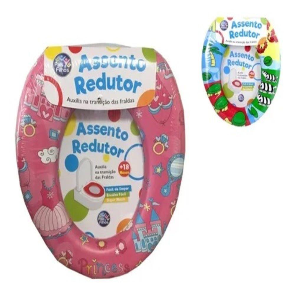 Redutor De Assento Sanitario Para Vaso Infantil Adaptador Acolchoado Com Espuma Menina Menino Cor:menina;tamanho:u - 6