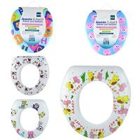 Redutor De Assento Sanitario Para Vaso Infantil Adaptador Acolchoado Com Espuma Menina Menino Cor:menina;tamanho:u - 1