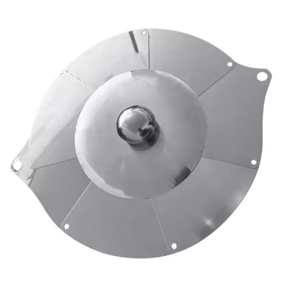 Tampa De Panela Frigideira Em Inox Universal Tamanho Ajustavel Até 31cm Retratil Potes Cozinha - 1