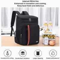 Mochila Termica Bolsa Cooler Grande Freezer Sacola 18 Litros Caixa Vinho Cerveja Impermeavel Praia Camping Esportes Tril