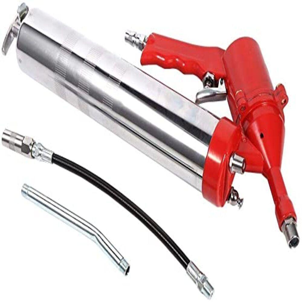Engraxadeira Pneumatica Bomba De Graxa Lubrificador Com Acessorios E Mangueira Flexivel - 1