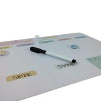 Lousa Magnetica Planejamento Mensal Quadro Planner Semanal Tarefas Anotacoes Mural Planejador Diario Com Imas - 5