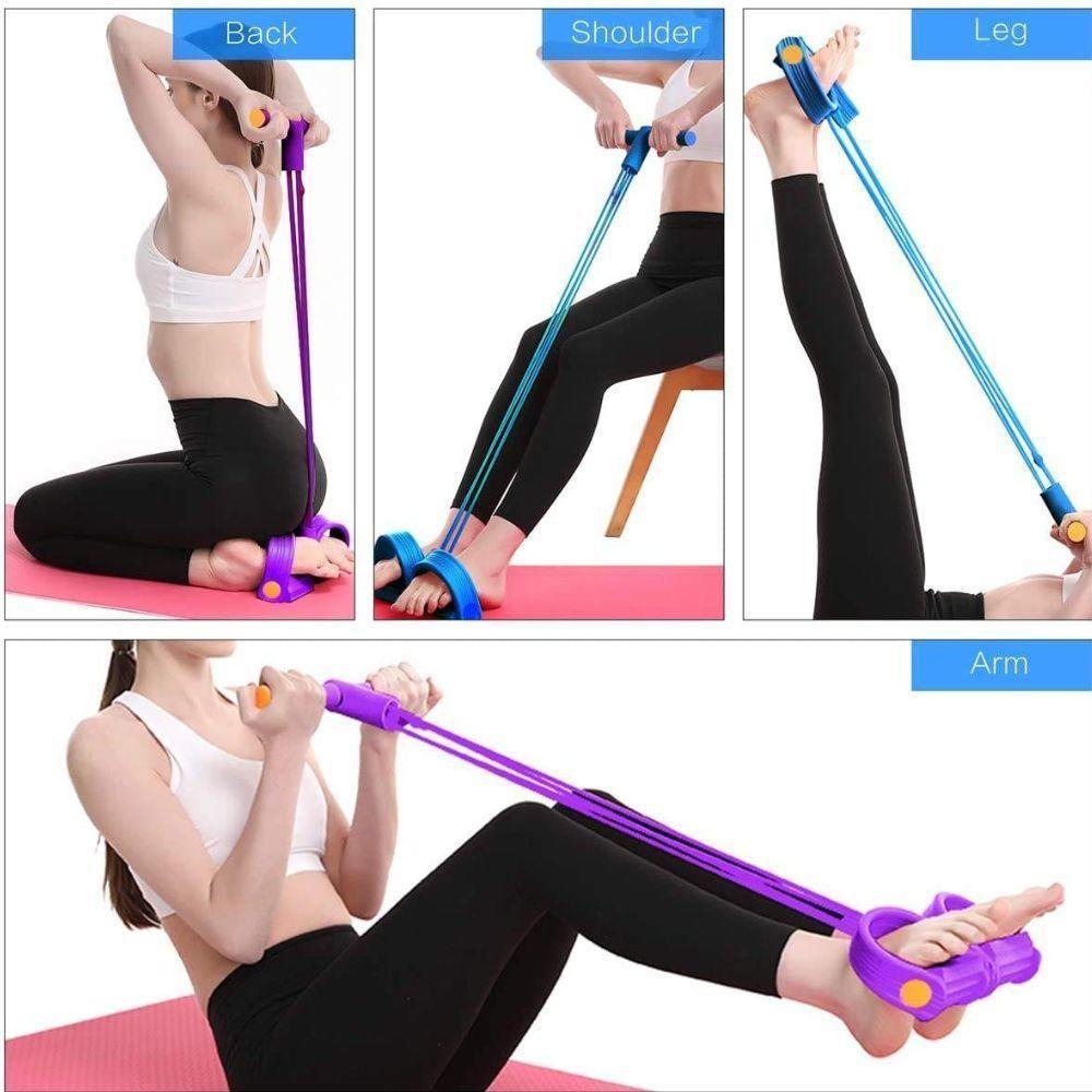 Elastico Extensor Apoio Multifuncional Pull Reducer Academia Ginastica Alongamento Exercicios Musculação Yoga Fitness - 6