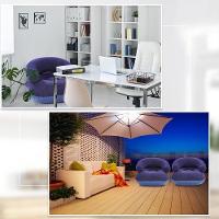 Sofa Poltrona Inflavel Ultra Lounge Cadeira Cama Colchao Portatil Quarto Sala Jardim Piscina Com Kit Reparo Luxo - 2