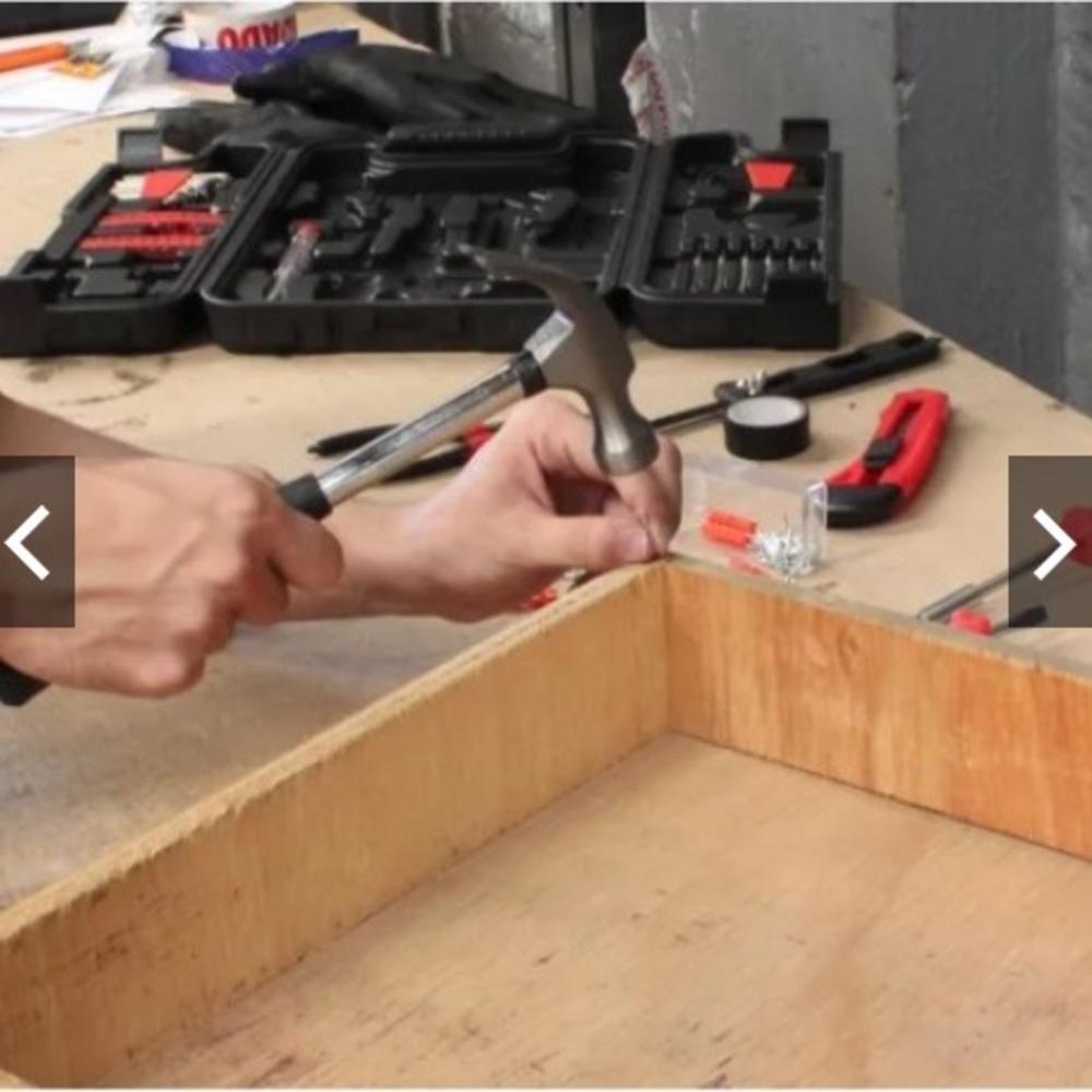 Kit De Ferramentas Completa 142 Peças Maleta Chaves Martelo Soquetes Jogo Multiuso Manuais - 4