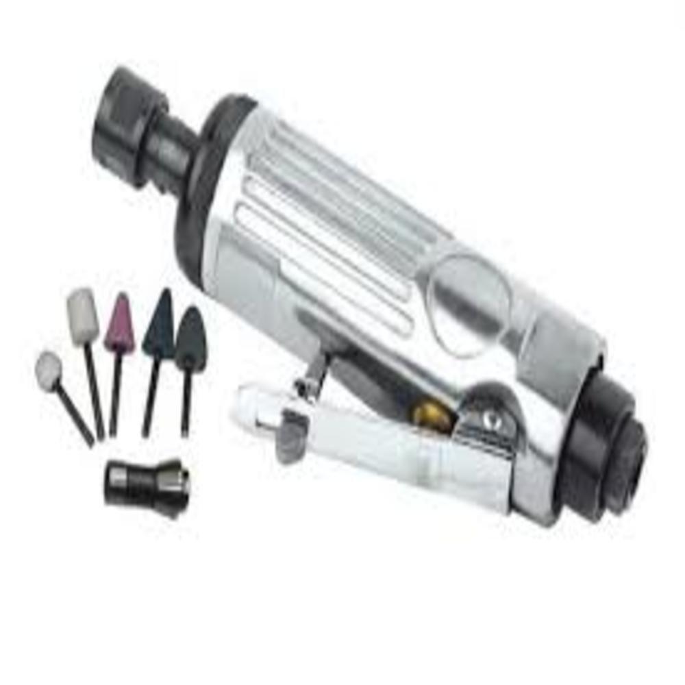 Kit Mini Retifica Pneumatica Lixadeira Politriz Esmerilhadeira Com Acessorios Kit Completo E Maleta - 4