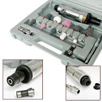 Kit Mini Retifica Pneumatica Lixadeira Politriz Esmerilhadeira Com Acessorios Kit Completo E Maleta - 3