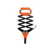 Rebitador Sanfona Alicate Rebitadeira Manual Dobravel Rebites Ate 6,4mm Reforcado Profissional