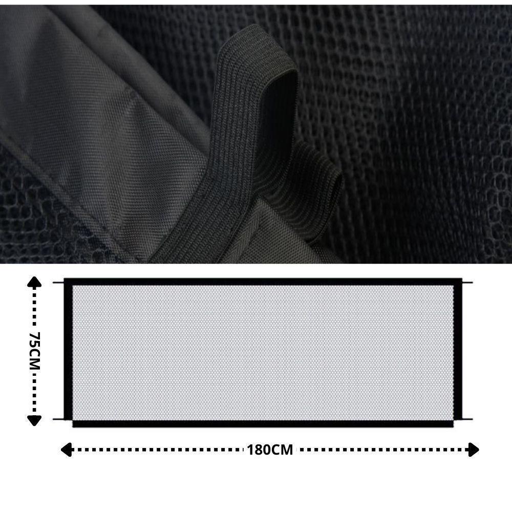 Grade Protecao Criança Bebe Cao Cachorro Expansiva Rede Dobravel Portatil Portao Segurança Tela Em Nylon Sem Furos Escad - 7