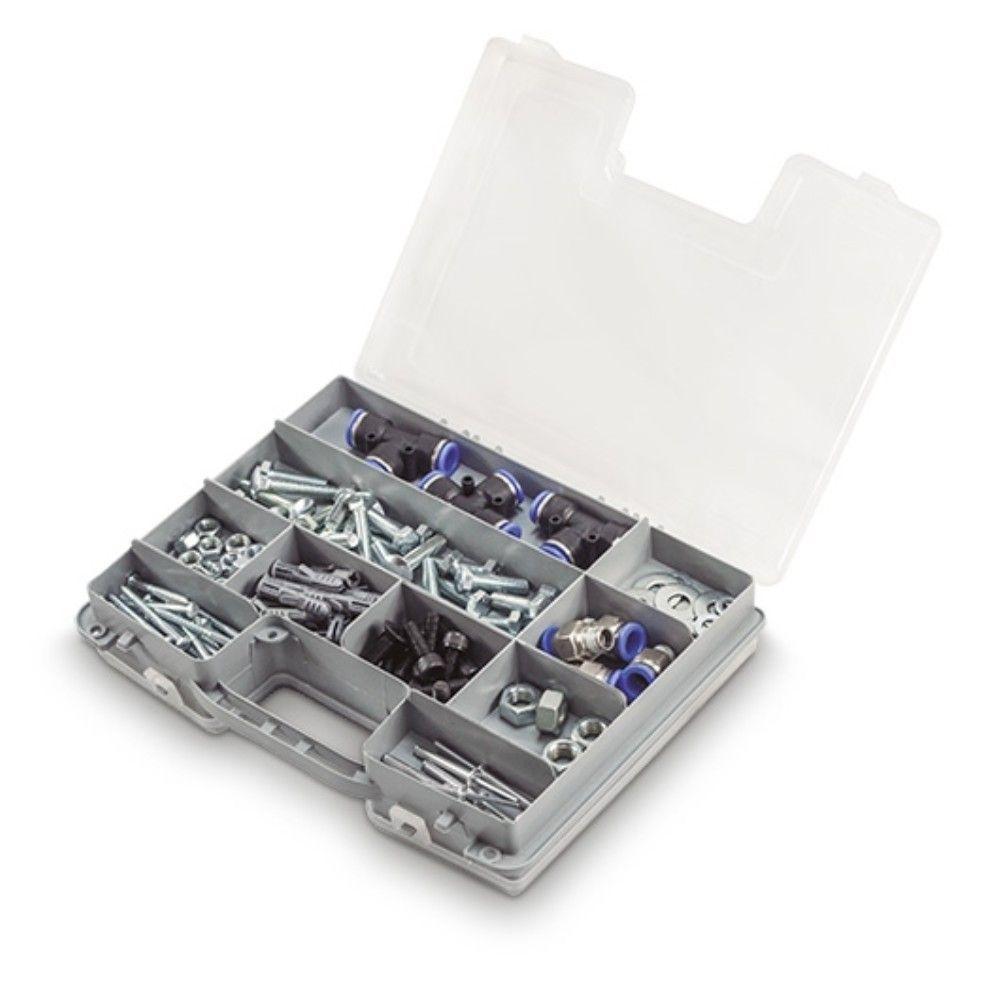 Maleta Estojo Organizador 2 Em 1 Para Organizar Pequenas Peças Bijuterias, Jóias, Parafuso, Objetos De Costura - 2