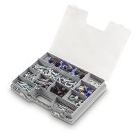 Maleta Estojo Organizador 2 Em 1 Para Organizar Pequenas Peças Bijuterias, Jóias, Parafuso, Objetos De Costura - 2