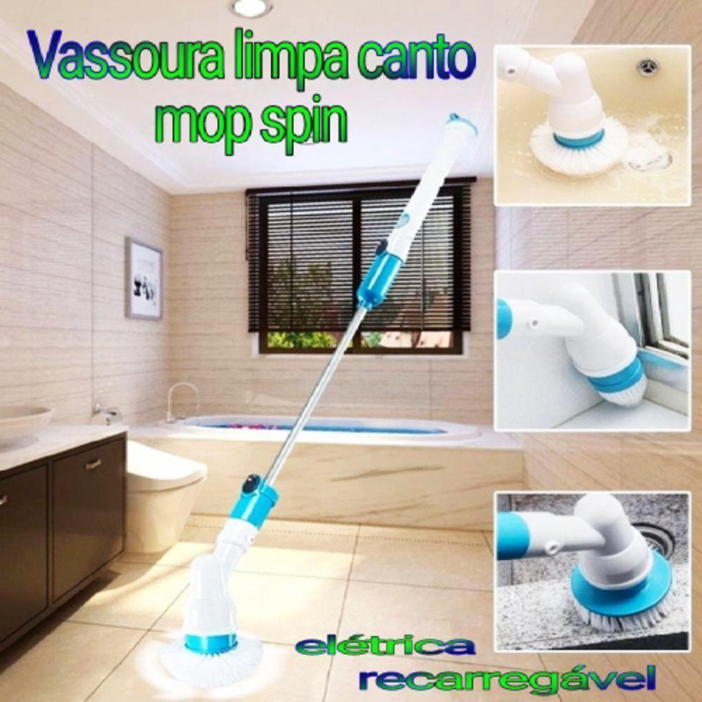 Limpador Mop Higienizador Limpador De Pisos Carpetes Vidros Janelas Esfregao Vassoura Eletrica Profissional Bivolt - 5