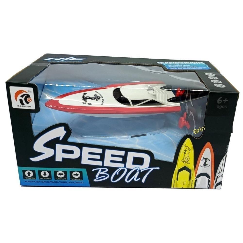 Barco Lancha Controle Remoto Carrinho Aquatico Brnquedo Agua Multifuncoes Recarregavel - 4